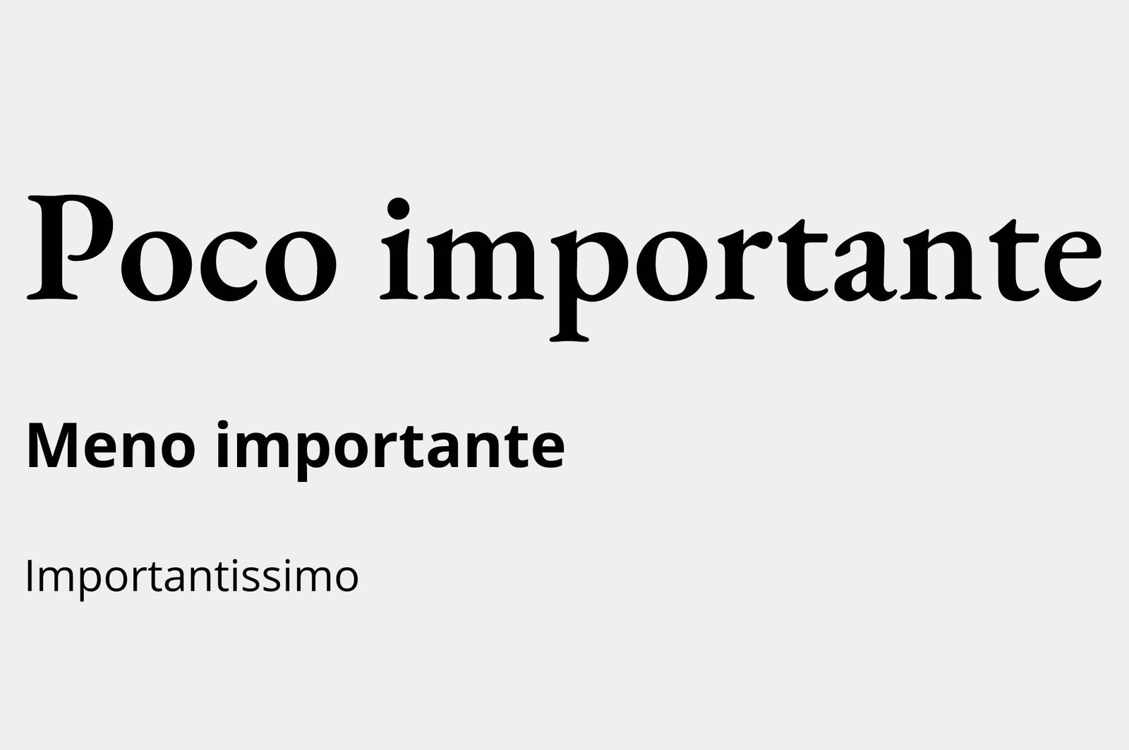 Usa dei font specifici per guidare lo sguardo dell'osservatore