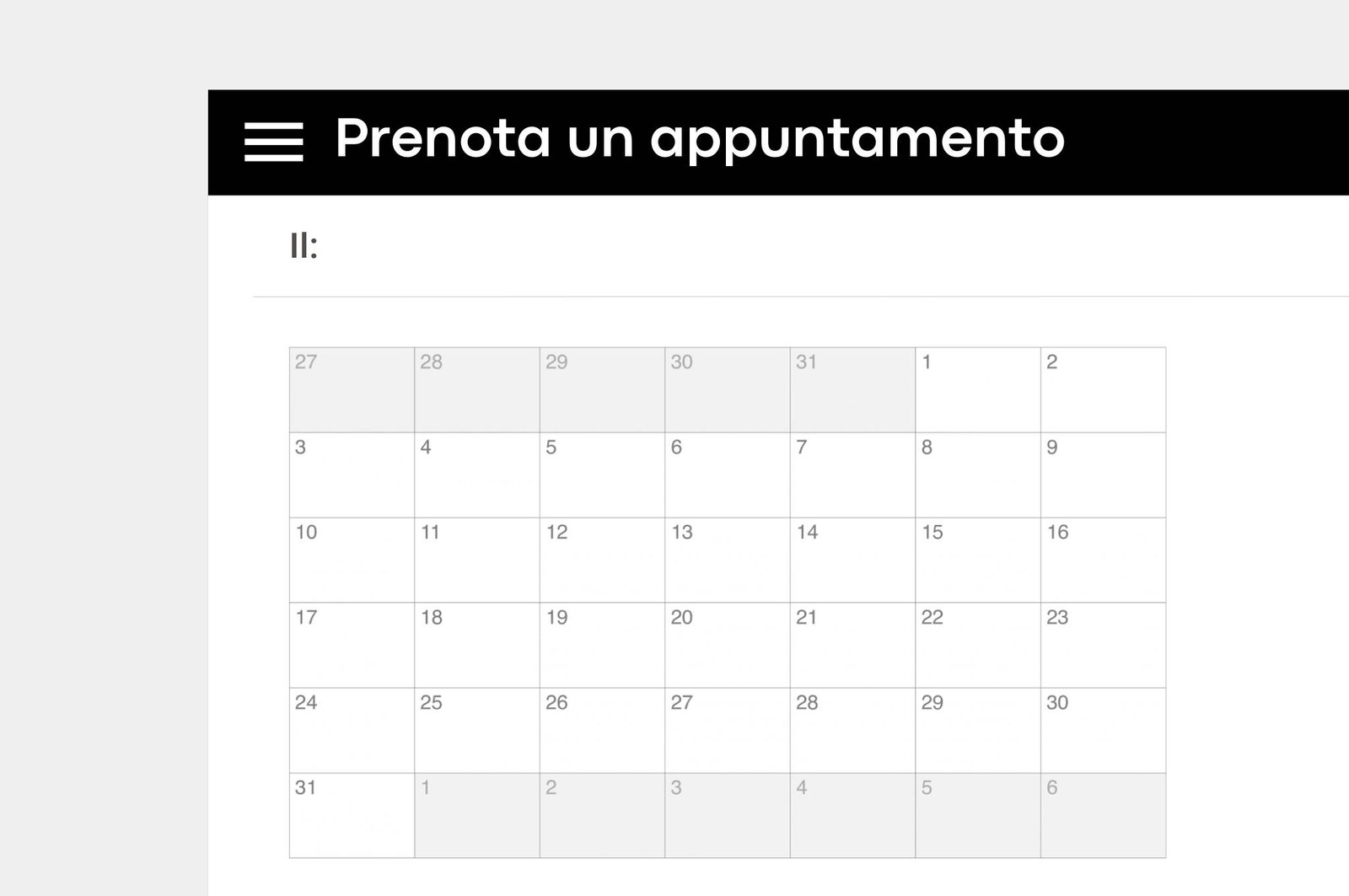 Ottimizza i tempi di lavoro dando la possibilità ai visitatori del sito web di programmare appuntamenti tramite un calendario appuntamenti nel tuo sito