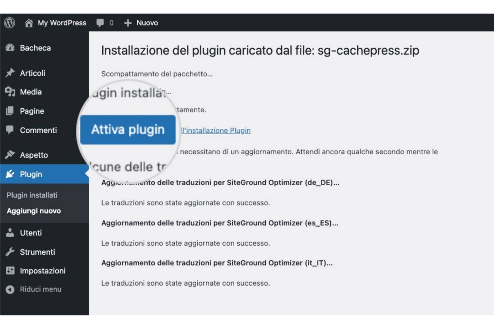 Come Installare un Plugin da un File su WordPress