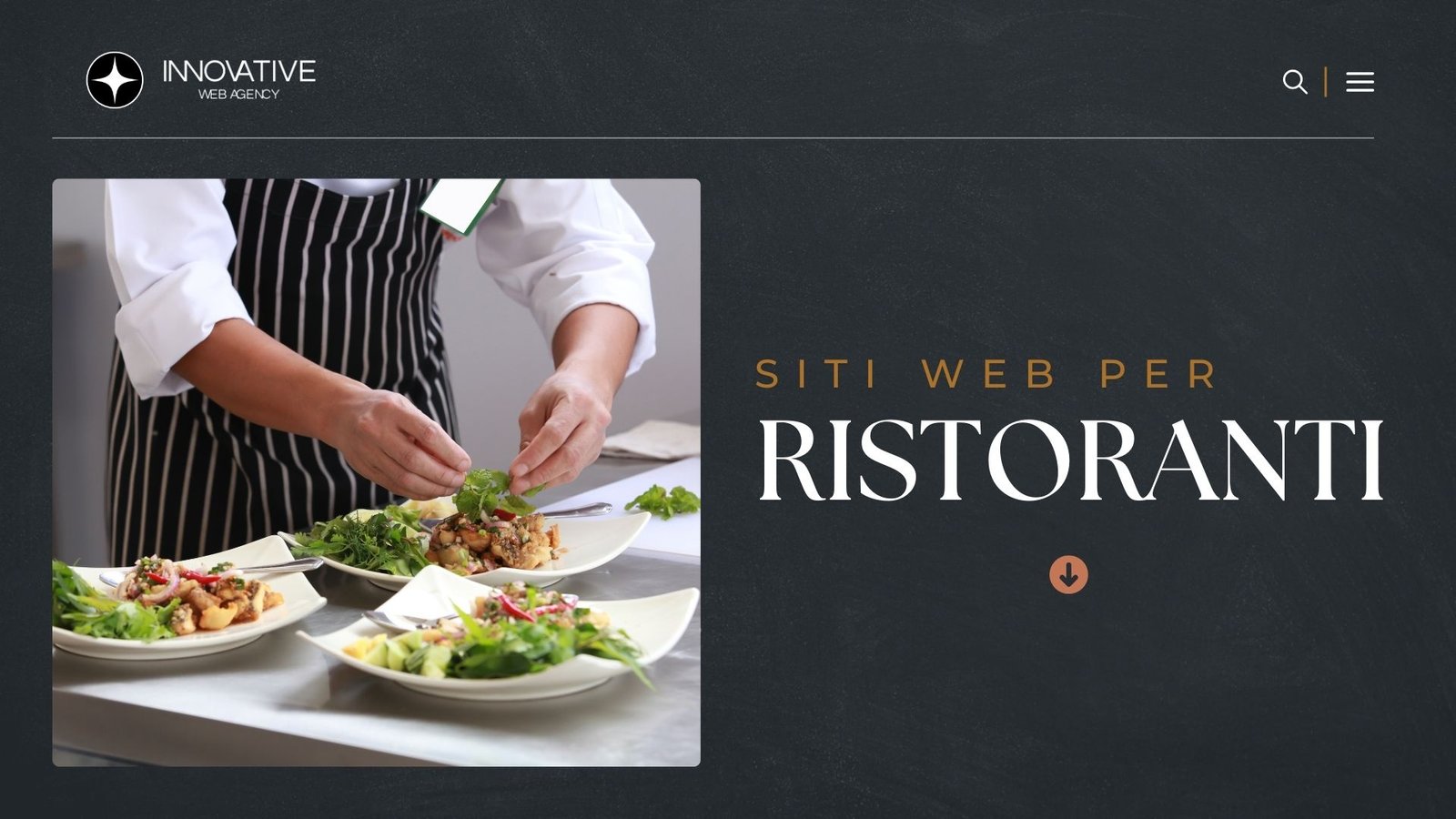 Sito web ristorante professionale con menu online e prenotazioni integrate